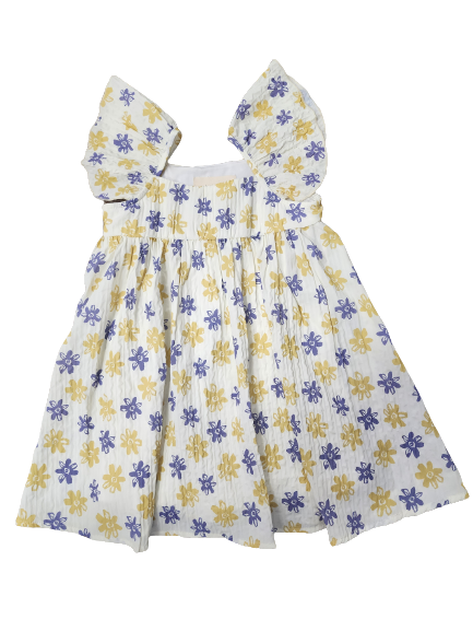 Honey Honey Floral Textured Dress