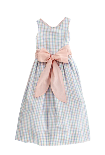 Sunkist Plaid, Empire Dress