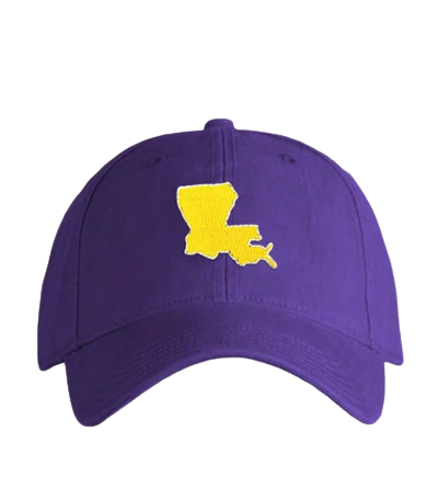 KIDS LOUISIANA ON PURPLE HAT