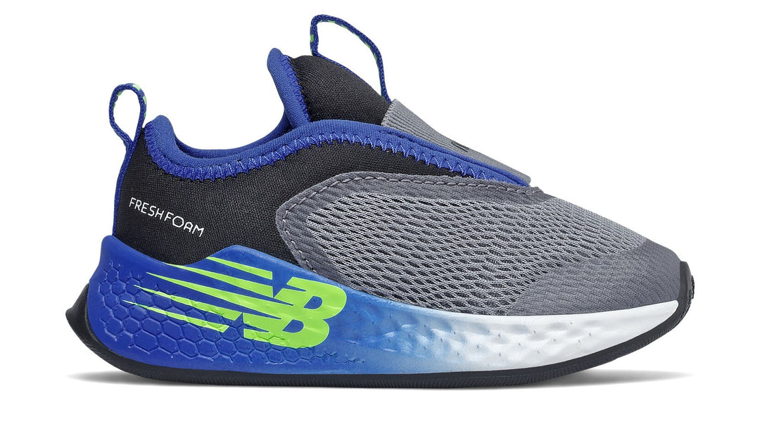 Boys Slip-On Fresh Foam Fast v2 Steel w/Black