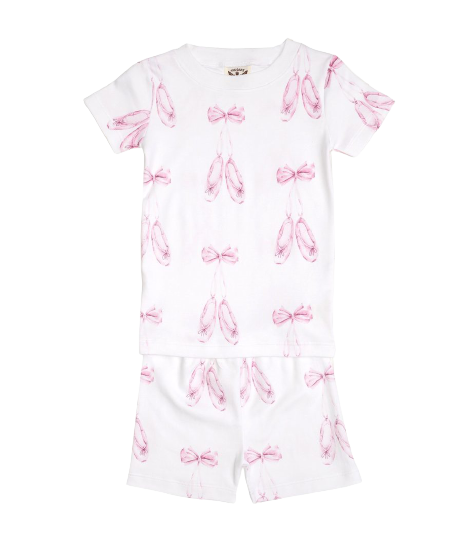 Loungewear, Ballerina Print, Short Set