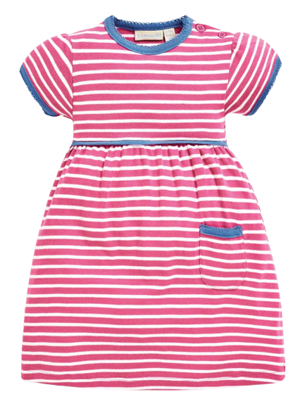 Essential Stripe Summer Dress, Orchid