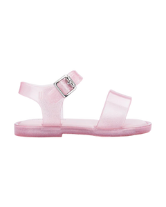 Mini Melissa Mar Glitter Sandal - Baby & Toddler - Pink