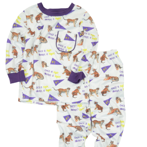 Once A Tiger, Always A Tiger 2pc Pajama Set