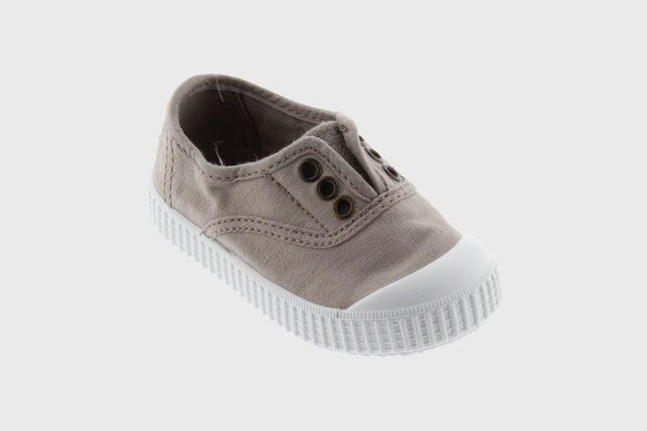 1915 English Washed Canvas No Laces Beige