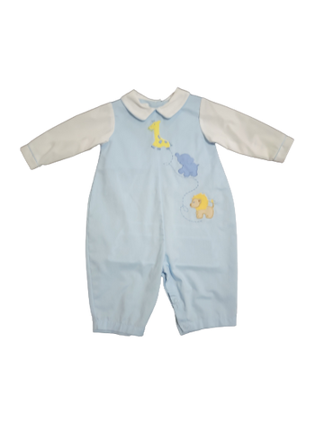 Longall - Light Blue - Zoo Animals